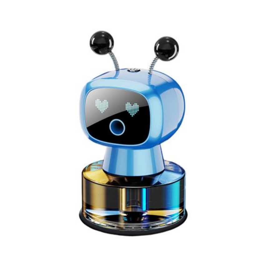 Odorizant Auto Design Robot – Reîncărcabil, Ochi Animati, Parfum Inclus, Fixare pe Bord cu Bandă Specială inclusa [16]