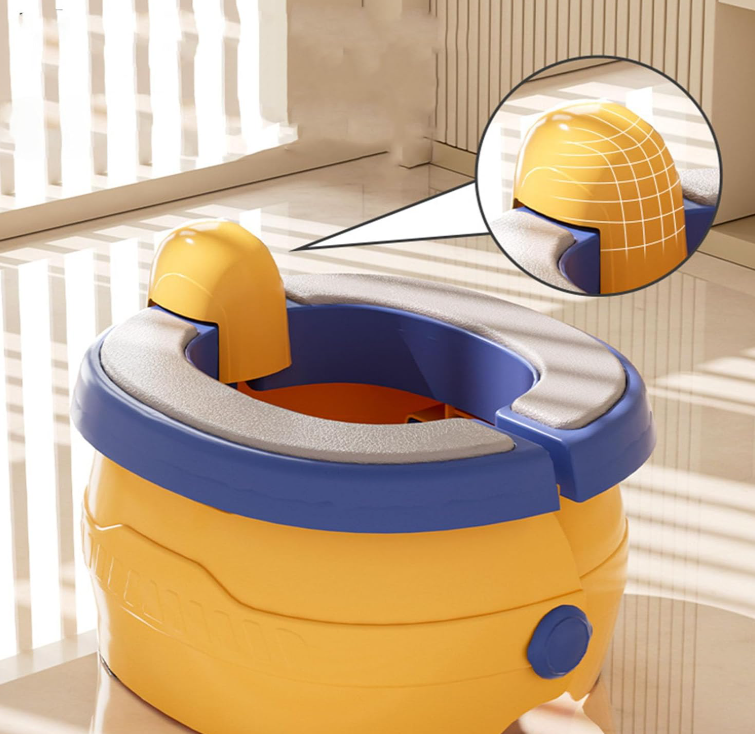 Olita Pliabila Portabila pentru Copii, Tip Scaun si Reductor WC, cu Geanta Depozitare si 10 Seturi Pungi Incluse, Anti-Alunecare [6]