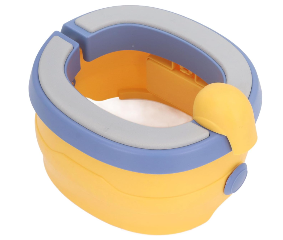 Olita Pliabila Portabila pentru Copii, Tip Scaun si Reductor WC, cu Geanta Depozitare si 10 Seturi Pungi Incluse, Anti-Alunecare [7]