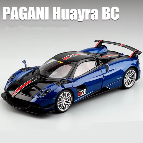 Masina din Metal Pagani Huayra Roadster BC 1:32, 15 cm, Decapotabila, Functie Pull Back, Usile Capota si Portbagaj Deschizabile, Lumini si Sunete, Automacheta Pagani [2]