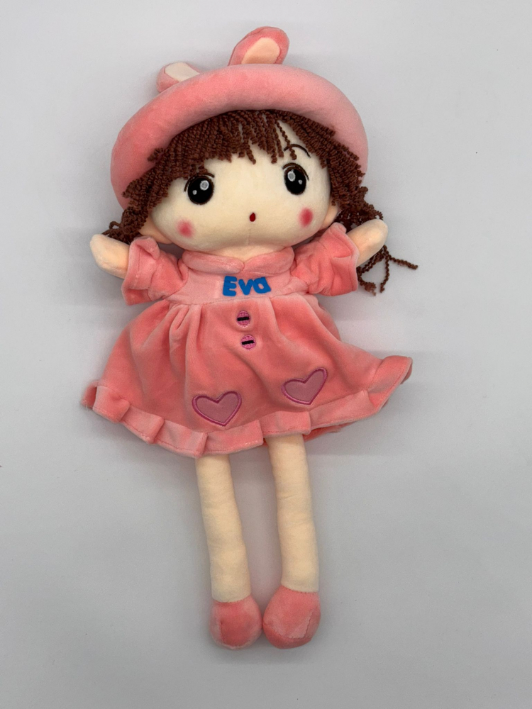 Papusa Angel din Plus, Personalizată cu Nume (Sofia, Maria, Eva), Cântă "Are mama o fetiță frumușică foc", 50 cm [7]