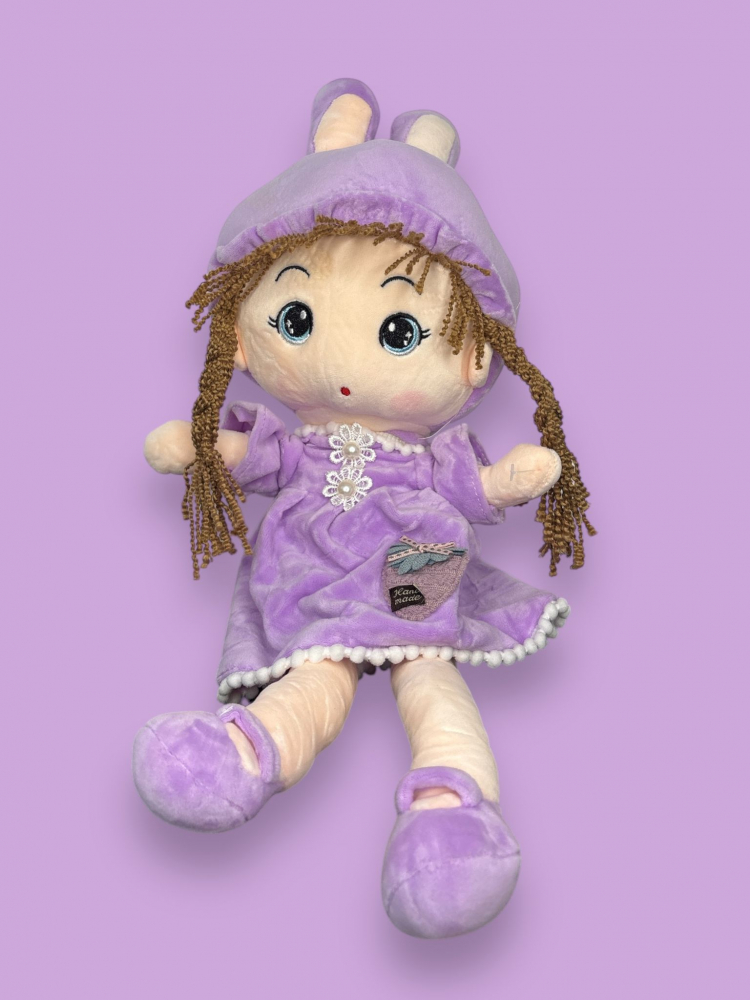 Papusa de Plus, spune Rugaciunea, Ingerasul meu”, 50 cm - Mov [3]