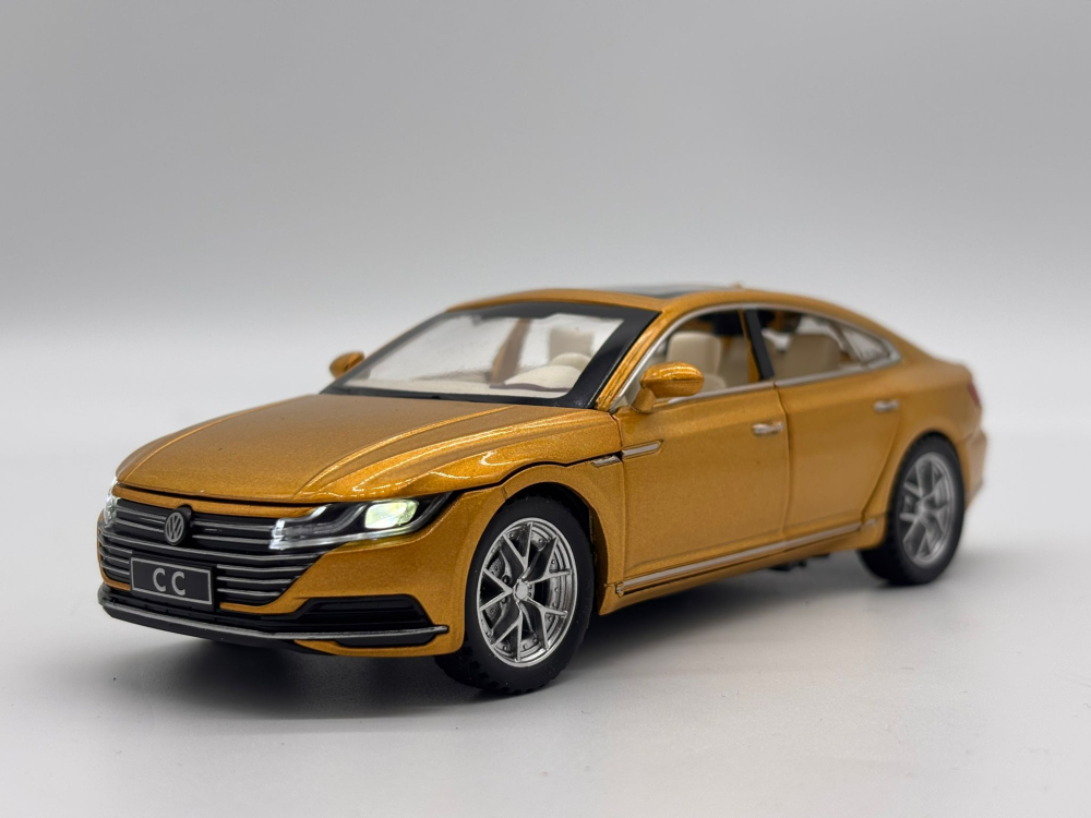 Automachetă Volkswagen Arteon CC, 15.5 cm, Funcție Pull-Back, Uși, Capotă și Portbagaj Deschizătoare, Lumină și Sunet [10]