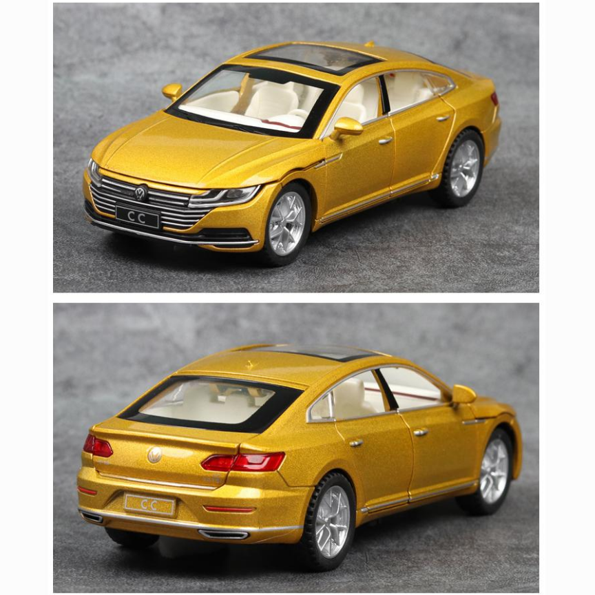 Automachetă Volkswagen Arteon CC, 15.5 cm, Funcție Pull-Back, Uși, Capotă și Portbagaj Deschizătoare, Lumină și Sunet [3]