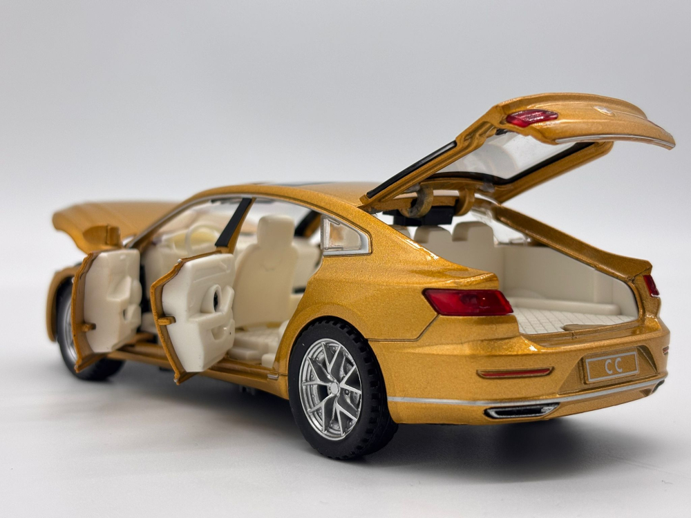 Automachetă Volkswagen Arteon CC, 15.5 cm, Funcție Pull-Back, Uși, Capotă și Portbagaj Deschizătoare, Lumină și Sunet [8]