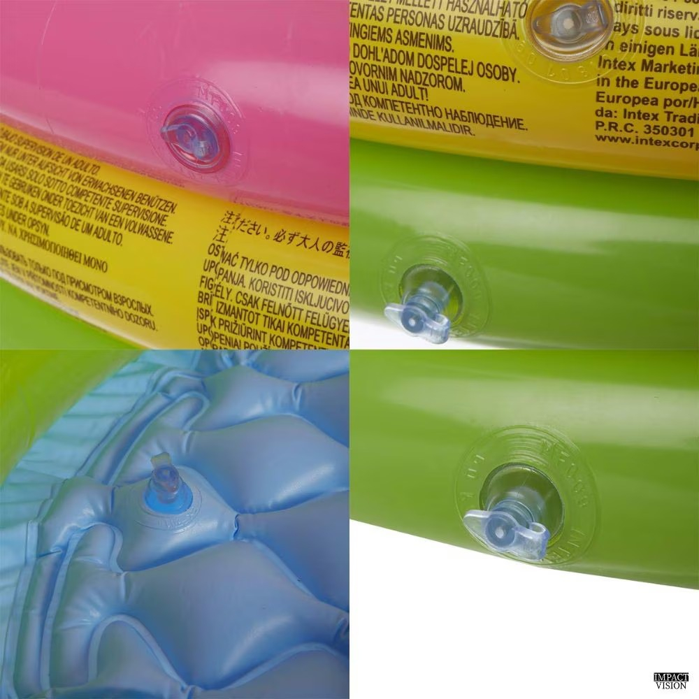 Piscină Gonflabilă Rotundă din PVC – 3 Dimensiuni Disponibile, Bază Căptușită, Culori Vesele [7]