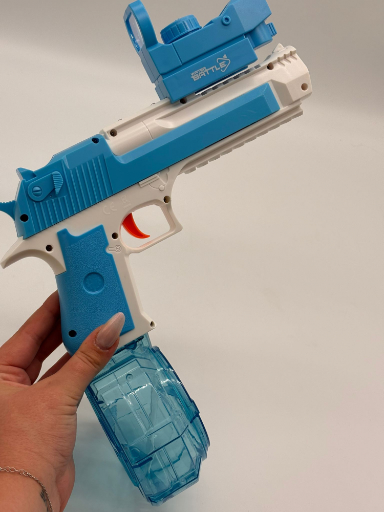 Pistol cu Apă Electric USP – Rezervor, Țintă Atașabilă, Jet Puternic, Tragere Manuală & Continuă [7]