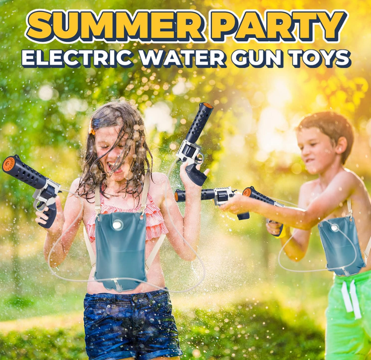 Pistol Electric cu Apa – Cu Rezervor Tip Rucsac, Accesorii Incluse și Tragere Automată [7]