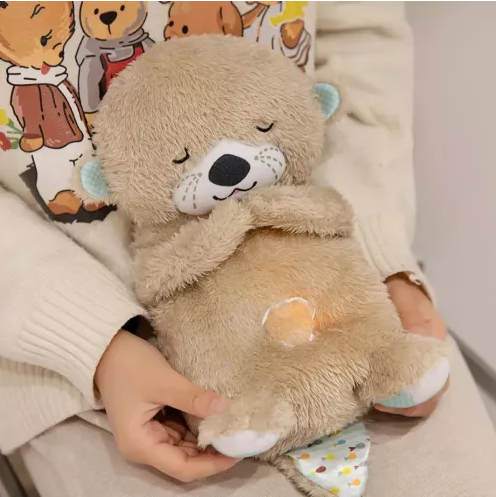 Plus Vidra care imita respiratia, are Vibratii, Muzica linistitoare, Lumina placuta, Functie de Imbunatatire a Somnului [2]