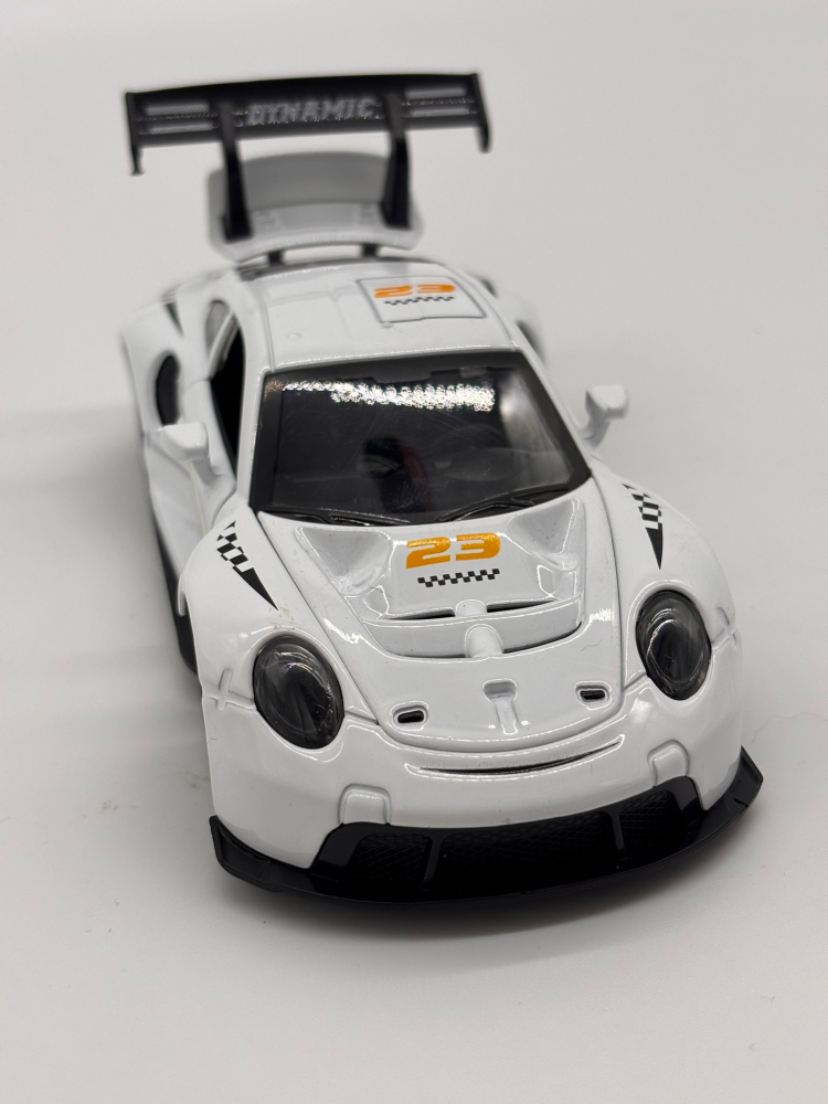 Automachetă Porsche 911, 15 cm, Funcție Pull-Back, Uși, Capotă și Portbagaj Deschizătoare, Lumină și Sunet [6]