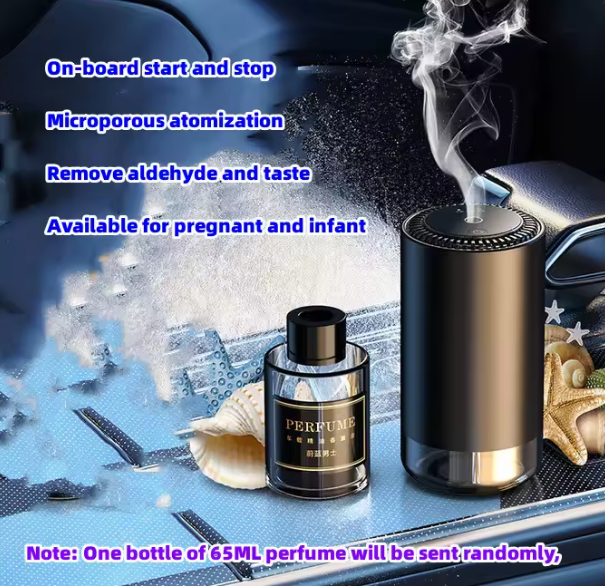 Purificator Auto | Reîncărcabil, Sticluta 60ml Ulei Inclus, Ideal pentru Mașină, Casă sau Birou [3]