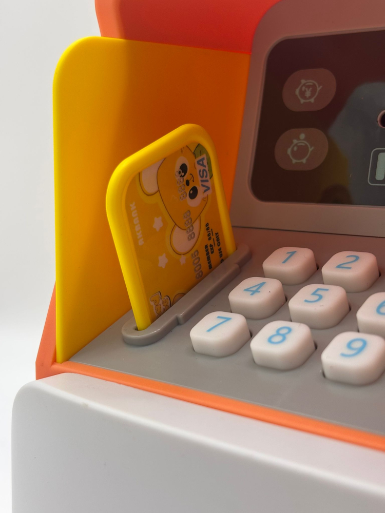 Pusculiță Electronică Tip Bancomat ATM cu Citire Card și Simulare Recunoaștere Facială, Schimbare Parolă, Slot pentru Bancnote – 25 x 17 x 12 cm [8]