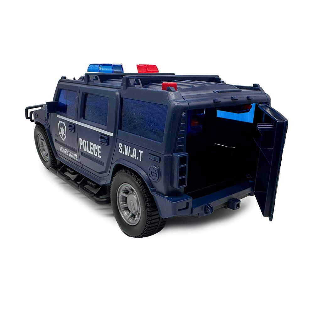 Pusculita Masina Politie Blindata, pentru Bancnote, Mecanism Electronic si Sunete si Lumini [3]