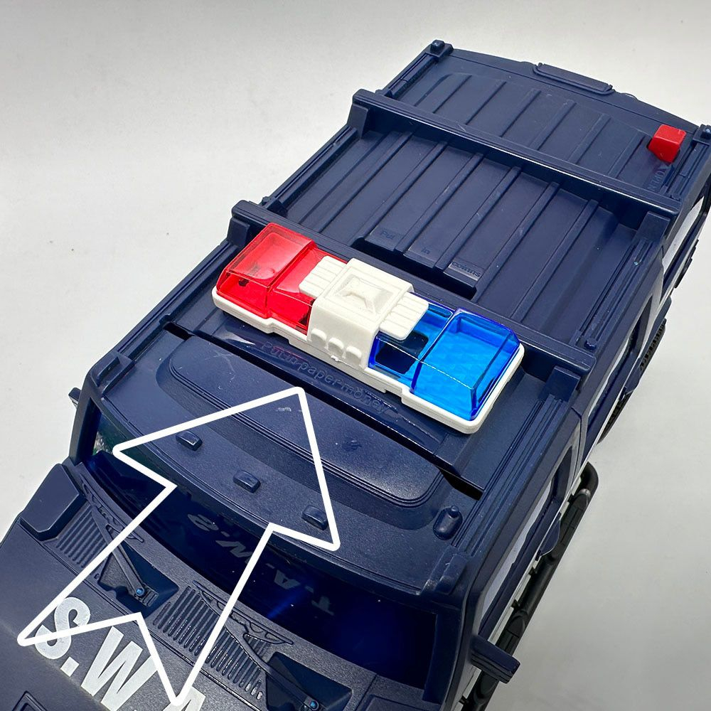 Pusculita Masina Politie Blindata, pentru Bancnote, Mecanism Electronic si Sunete si Lumini [2]