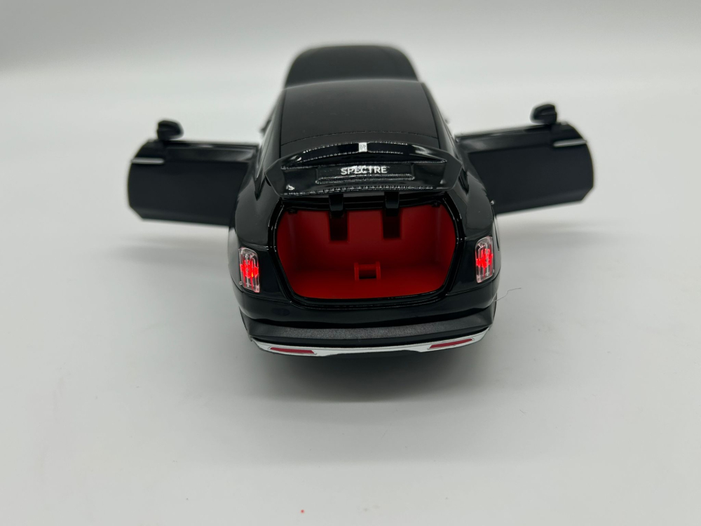 Automachetă Rolls Royce Spectre, 20 cm, Uși, Capotă și Portbagaj Deschizătoare, Emblemă Mobilă, Lumină și Sunet [17]