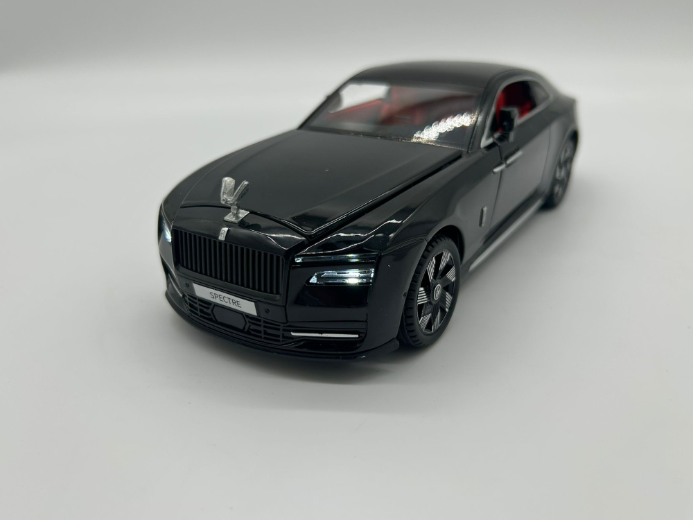 Automachetă Rolls Royce Spectre, 20 cm, Uși, Capotă și Portbagaj Deschizătoare, Emblemă Mobilă, Lumină și Sunet [14]