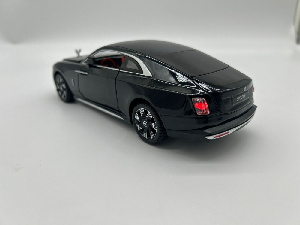 Automachetă Rolls Royce Spectre, 20 cm, Uși, Capotă și Portbagaj Deschizătoare, Emblemă Mobilă, Lumină și Sunet [13]