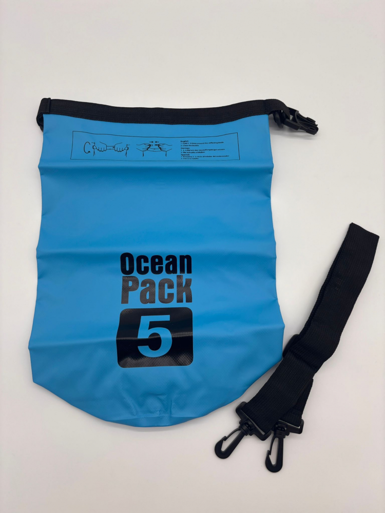 Sac Etanș Ocean Pack 5L – 100% Impermeabil, Protecție Contra Apelor, Nisipului și Prafului, Curea Reglabilă Inclusă [7]