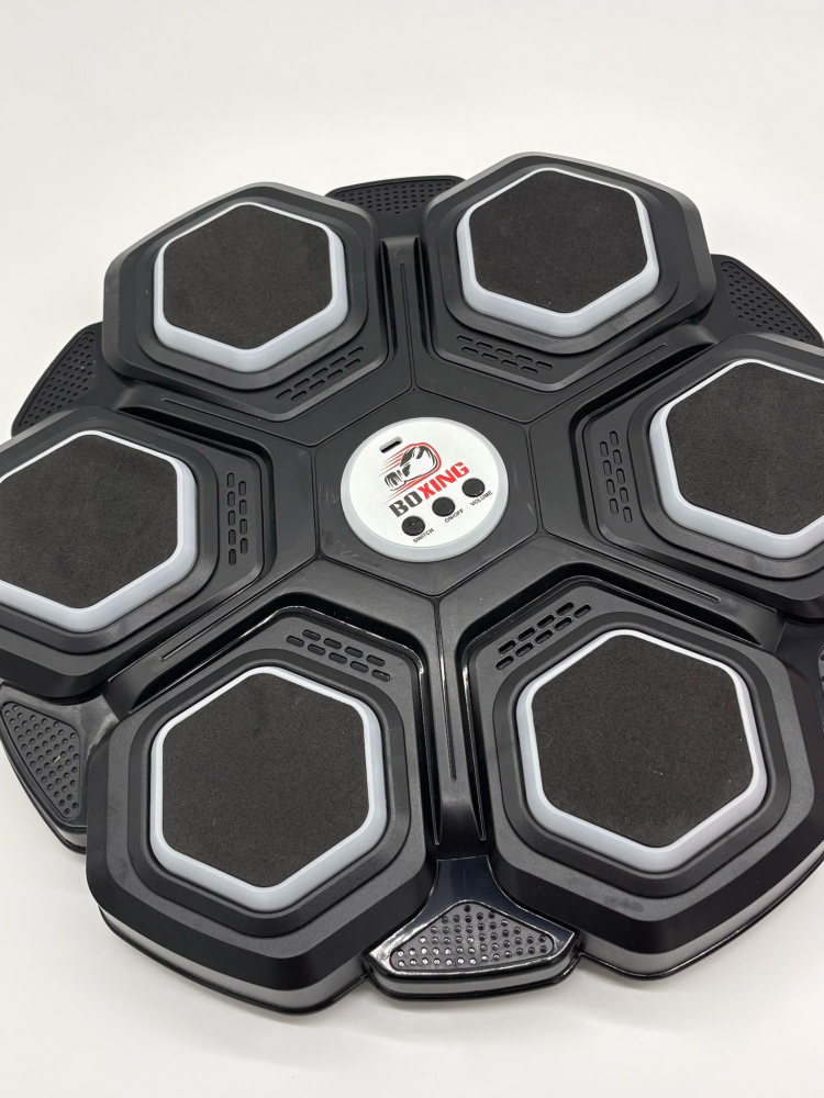 Sac de Box interactiv, Set cu 2 Manusi de Box, Montare pe Perete. Muzica, 3 Niveluri de Viteza [5]