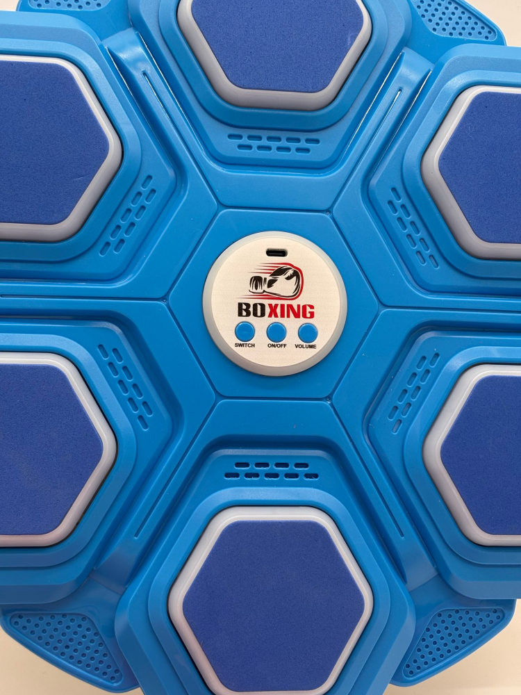 Sac de Box interactiv, Set cu 2 Manusi de Box, Montare pe Perete. Muzica, 3 Niveluri de Viteza [3]