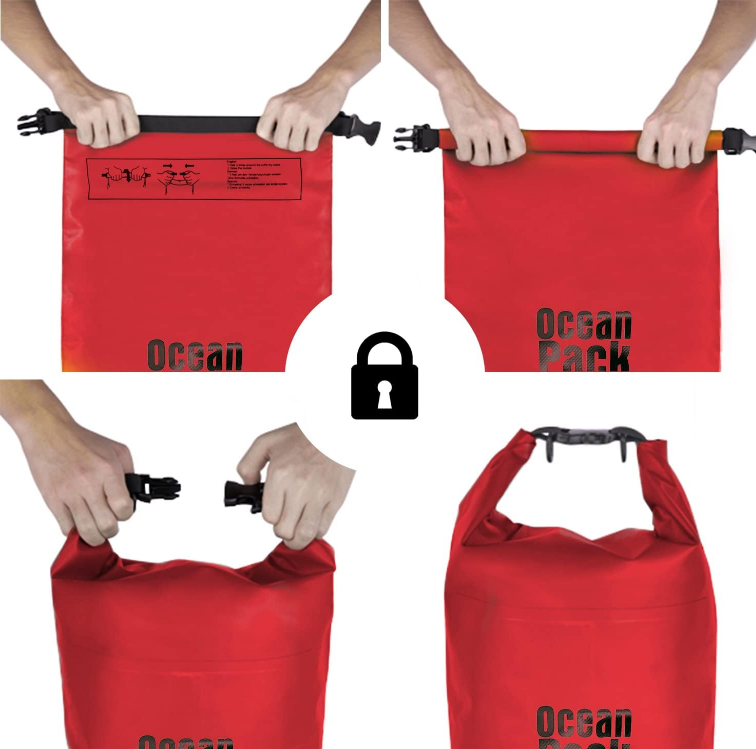 Sac Etanș Ocean Pack 2L  – 100% Impermeabil, Protecție Contra Apelor, Nisipului și Prafului [8]