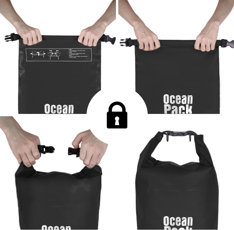 Sac Etanș Ocean Pack 2L  – 100% Impermeabil, Protecție Contra Apelor, Nisipului și Prafului [8]