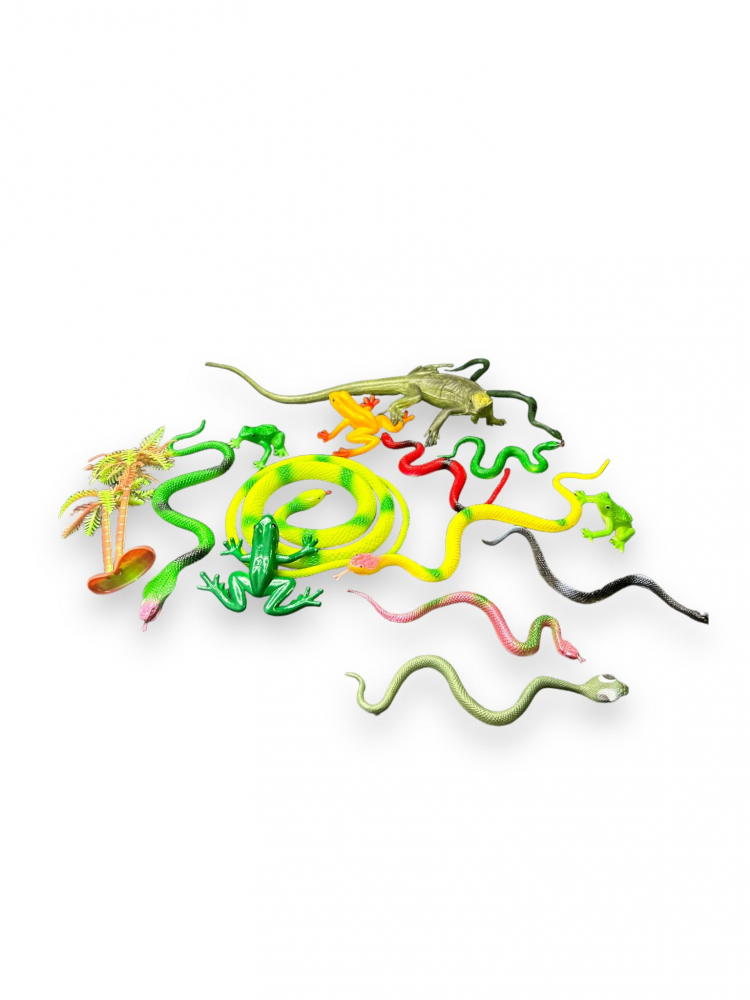 Set 15 Reptile, Jucarii Educationale de Invatare, 5-85 cm, iStan® [2]