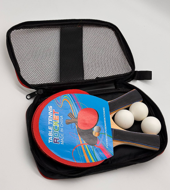 Set 2 Palete Ping Pong, cu Husa si 3 Mingi incluse [5]