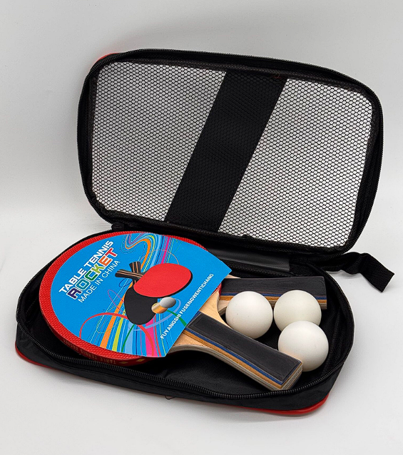 Set 2 Palete Ping Pong, cu Husa si 3 Mingi incluse [3]