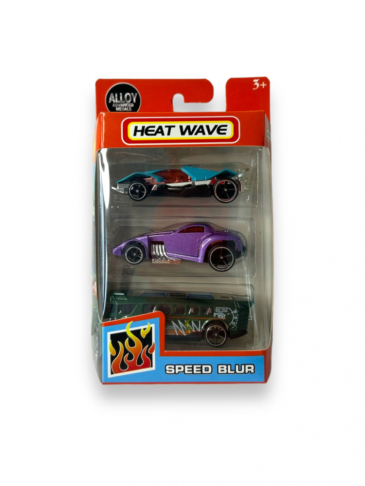 Set 3 Masini “Speed Blur”, Metal [2]