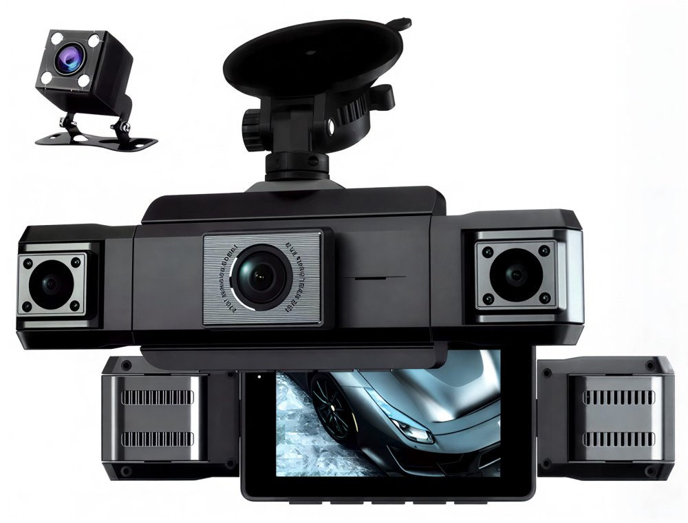 Set Camera Supraveghere 4G cu Panou Solar tip Crocodil, 3 Lentile 8K, Detectie Umana + Camera Auto 3 Camere Full HD 1080P si Camera Marsarier Cadou [7]