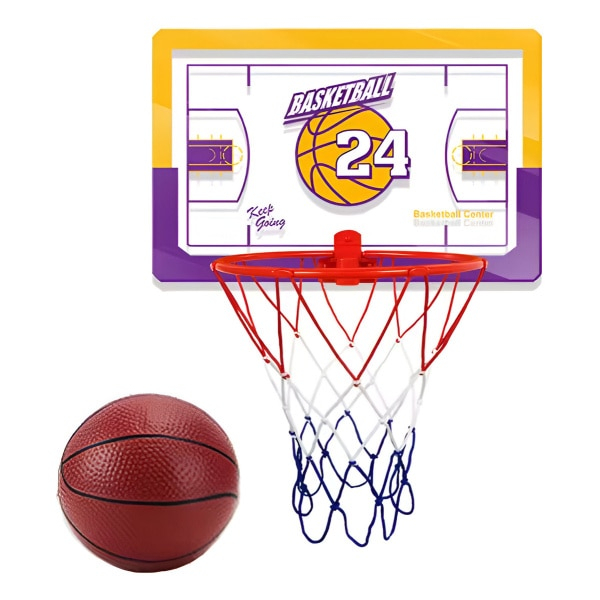 Set Cos de Baschet Reglabil pentru Interior si Exterior, Panou 40 x 60 cm, Mingea Inclusa, Plasa pentru Cos, Pompa de Umflat si Piese pentru Montaj [3]