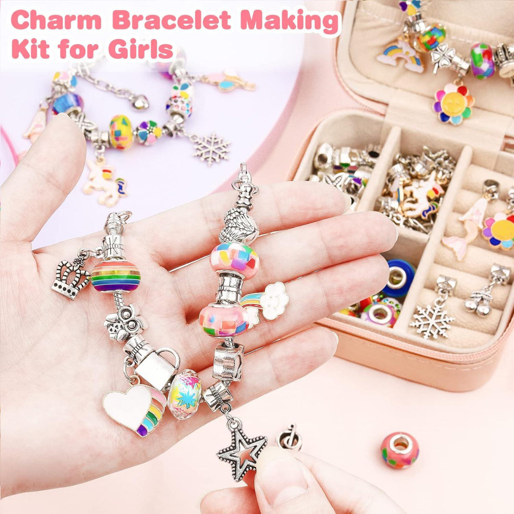 Set de Bijuterii cu 66 Piese, Multicolor, Include Punguta Premium pentru Cadouri [3]