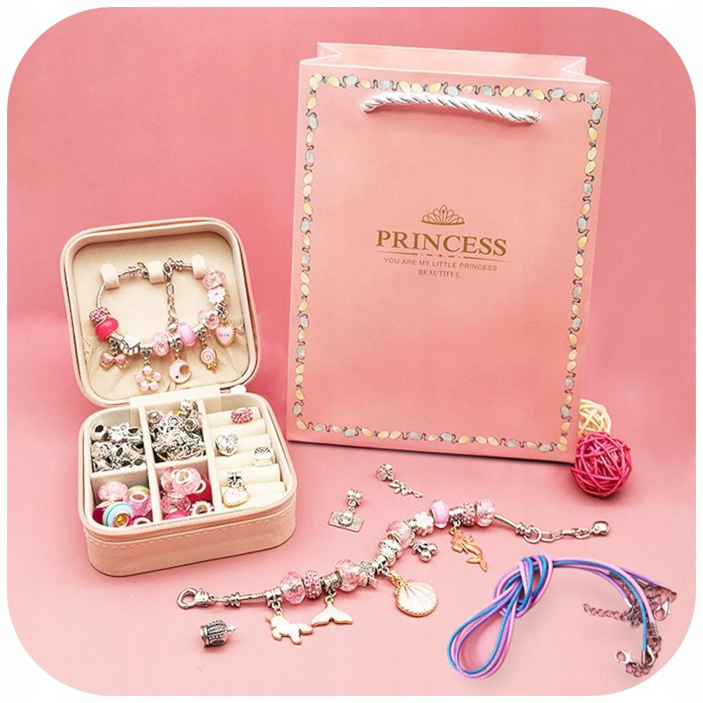 Set de Bijuterii cu 66 Piese, Multicolor, Include Punguta Premium pentru Cadouri [5]