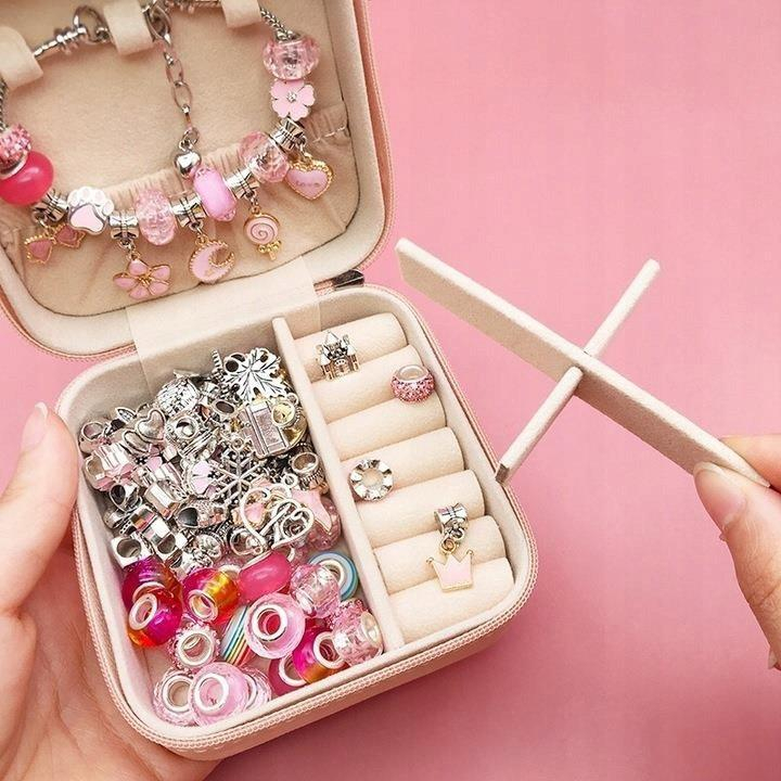 Set de Bijuterii cu 66 Piese, Multicolor, Include Punguta Premium pentru Cadouri [6]