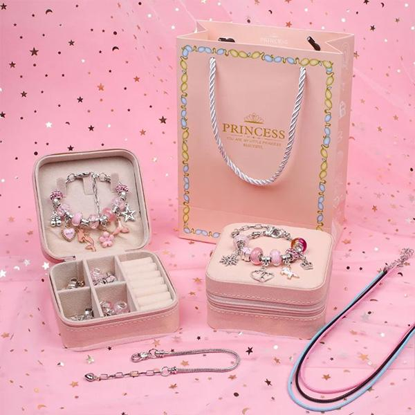 Set de Bijuterii cu 66 Piese, Multicolor, Include Punguta Premium pentru Cadouri [4]