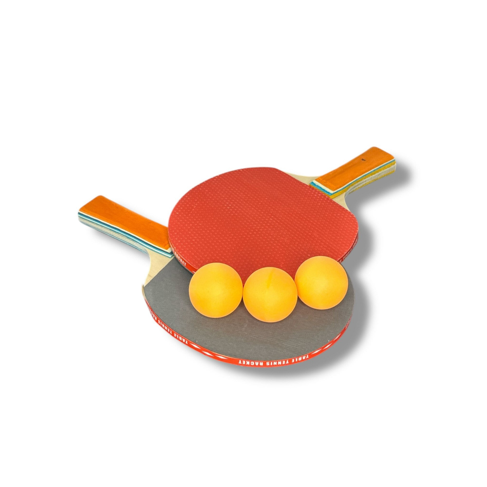 Set Tenis de Masa Portabil cu Fileu Extensibil de Ping-Pong, 2 Palete si 3 Mingi- Pentru 2 Jucatori [6]