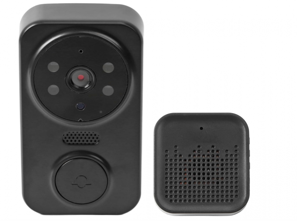 Sonerie Video Inteligentă WiFi cu Cameră HD, Viziune Nocturnă, Audio Bidirecțional, Notificări pe Telefon, Compatibil Android/iOS prin Aplicația ULOOKA [5]