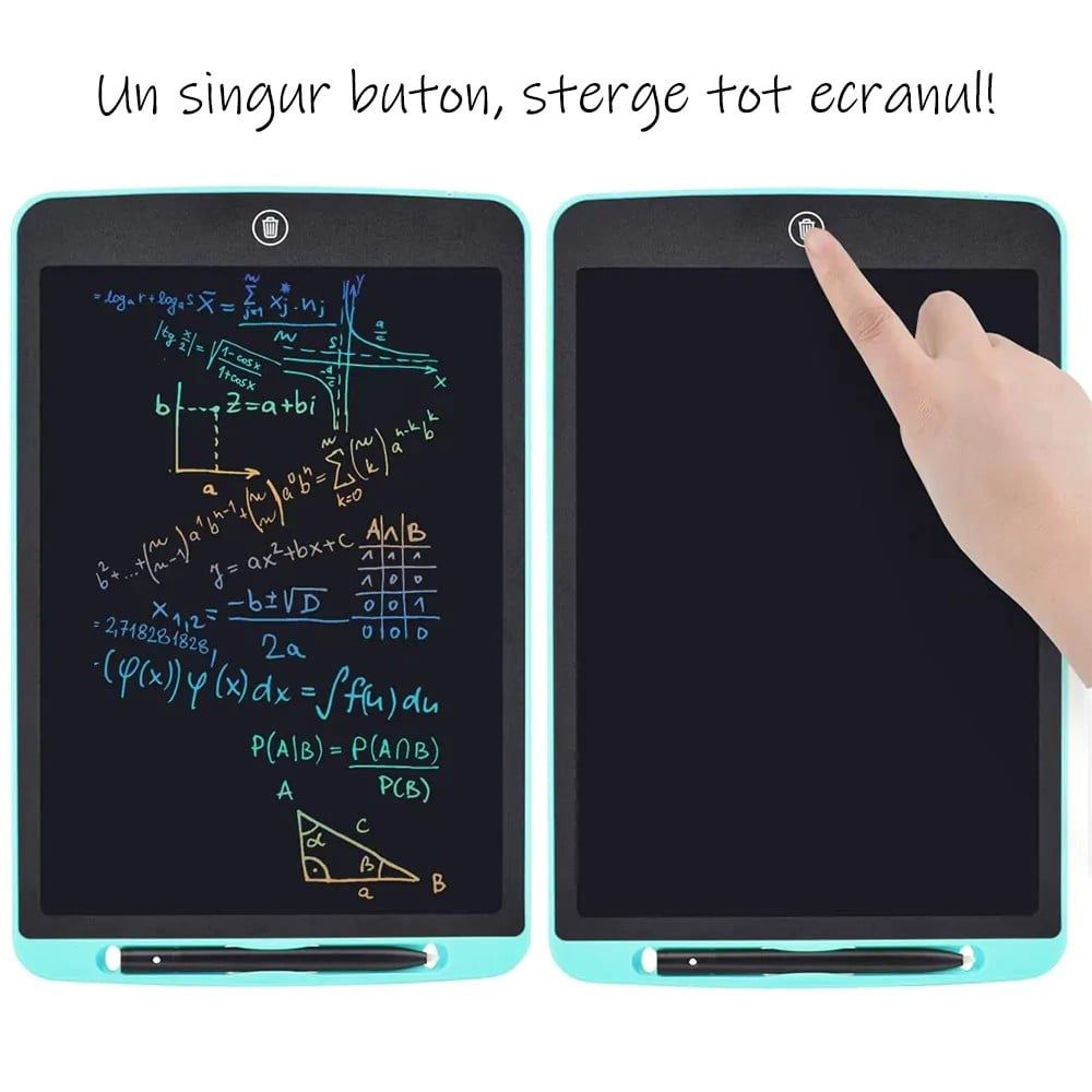 Tableta LCD Electronica 24 cm – Scrie, Deseneaza si Sterge [3]