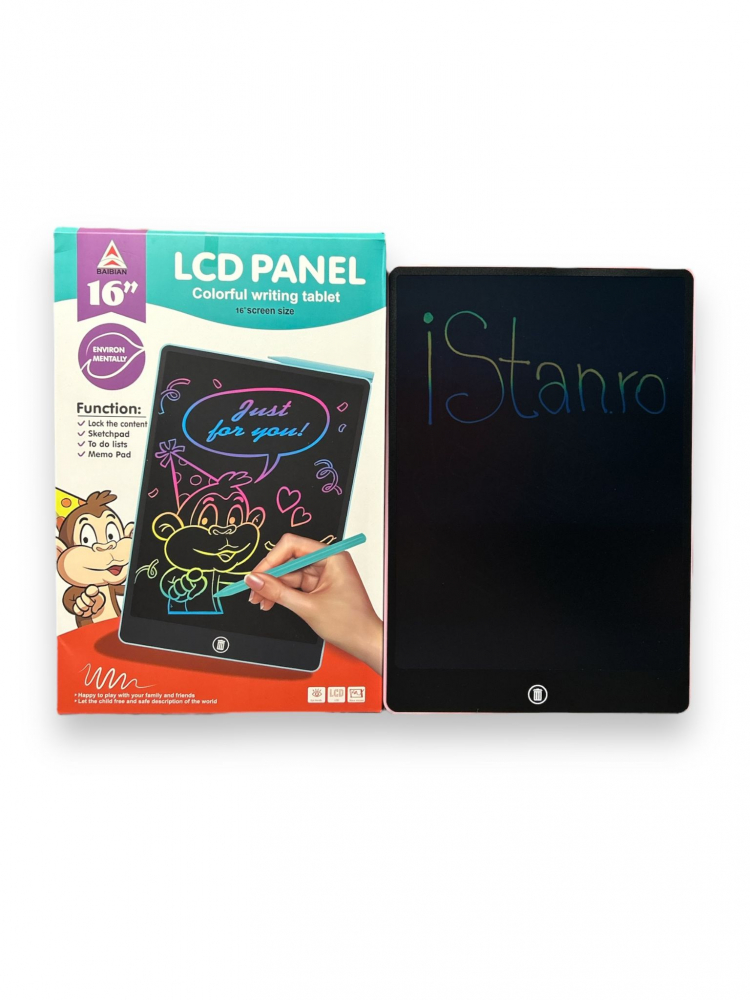 Tableta LCD Electronica 40 cm – Scrie, Deseneaza si Sterge [3]