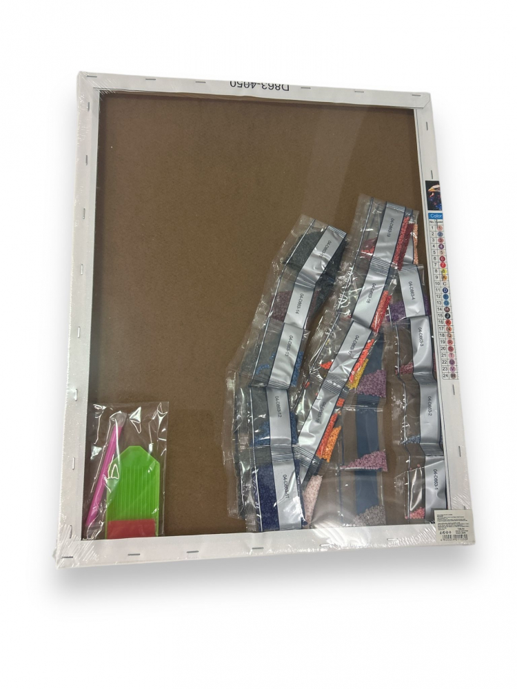 Tablou Vultur, Pictura cu Diamante, Goblen cu pietre 5D, cu rama de lemn, 40 x 50 cm [2]