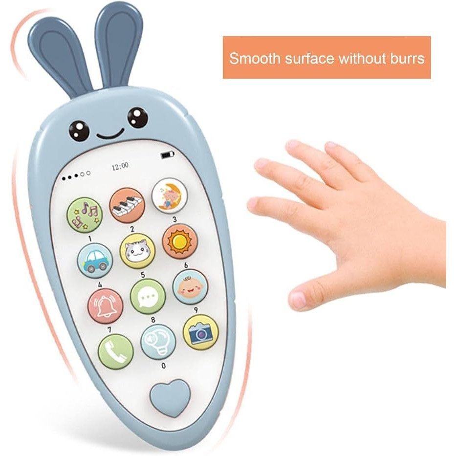 Telefon Morcov pentru pentru Dentitie Interactiv – Lumina, Sunete si Butoane Tactile [2]