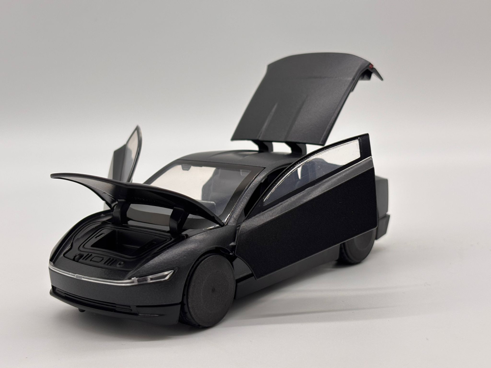 Automacheta Tesla Cybercab, 15 cm, Functie Pull-Back, Uși Mobile, Faruri si Stopuri Luminate [6]