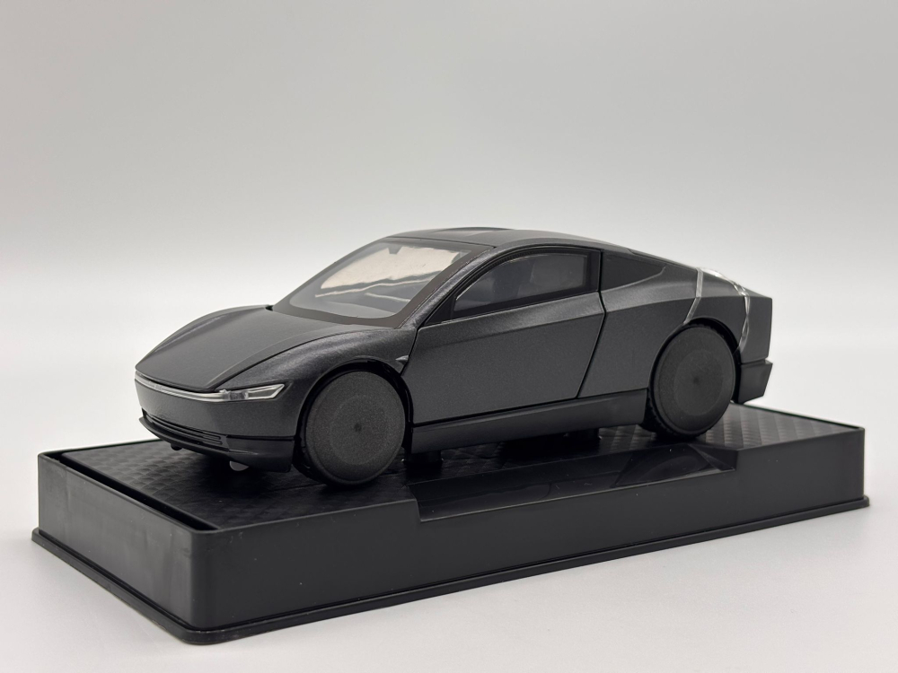 Automacheta Tesla Cybercab, 15 cm, Functie Pull-Back, Uși Mobile, Faruri si Stopuri Luminate [7]