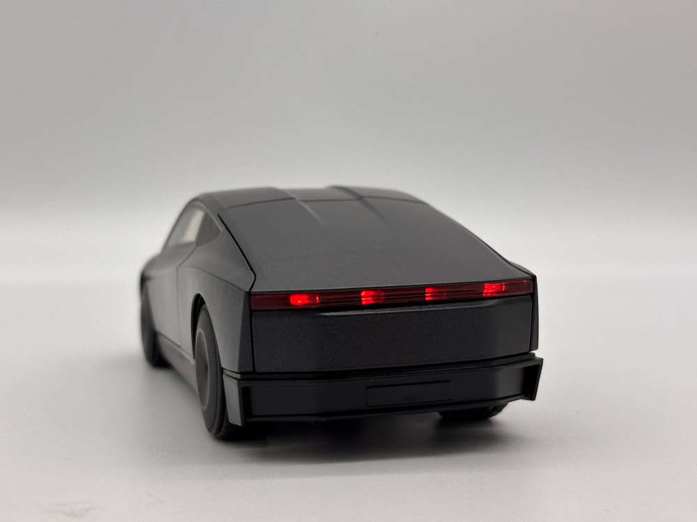 Automacheta Tesla Cybercab, 15 cm, Functie Pull-Back, Uși Mobile, Faruri si Stopuri Luminate [10]