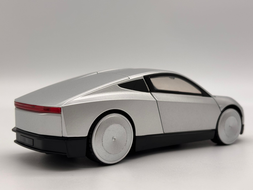Automacheta Tesla Cybercab, 15 cm, Functie Pull-Back, Uși Mobile, Faruri si Stopuri Luminate [12]