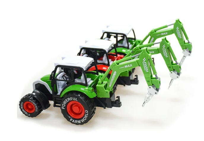 Tractor din Metal cu Funcție Pull-Back, 26 cm, Elemente Mobile, Design Realist pentru Joacă și Colecție [7]