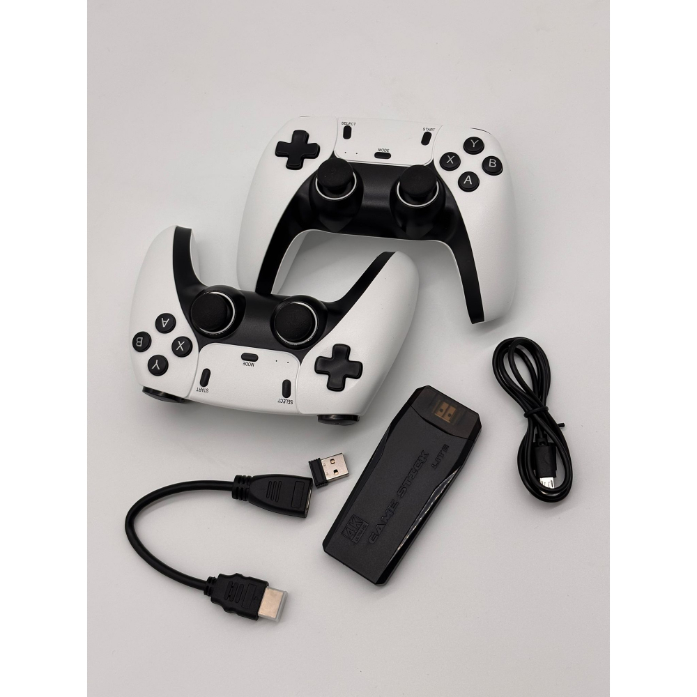 TV Game Stick Pro 4K Ultra HD, 2 x Controller Wireless, 10000 Jocuri Preinstalate, 64 GB [7]