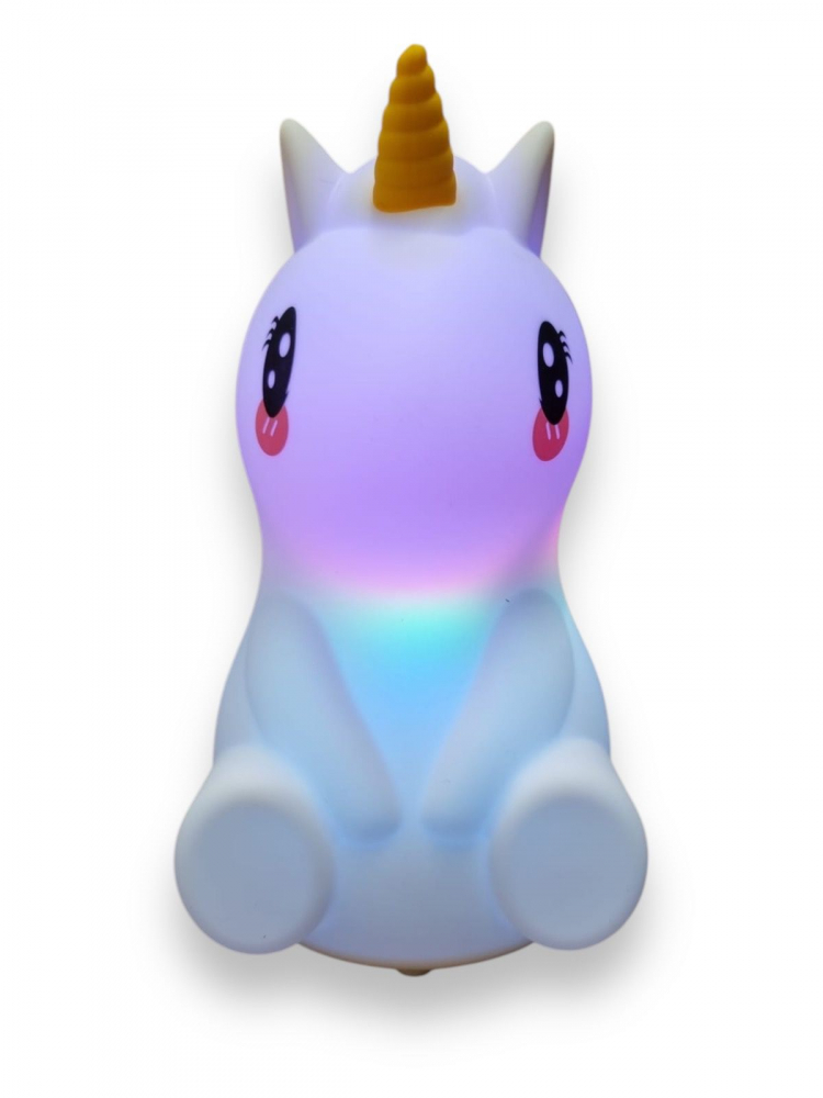 Unicorn Boxa si Lampa de Veghe, Calitate Audio Premium, din Material Siliconat [8]