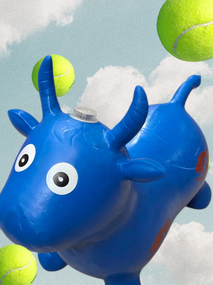 Vaca Gonflabila de Sarit, Cauciuc, cu Sunete si Lumini [7]